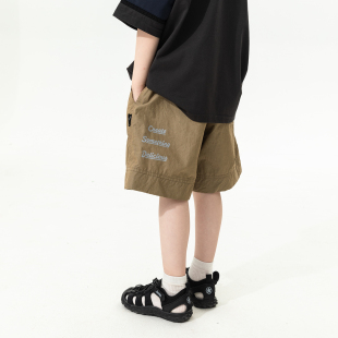 透气舒适儿童五分裤 米修叻童装 薄款 印花休闲短裤 男童夏季