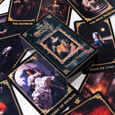 文艺复兴风巴洛克塔罗牌 baroque tarot 光影的温馨韦特