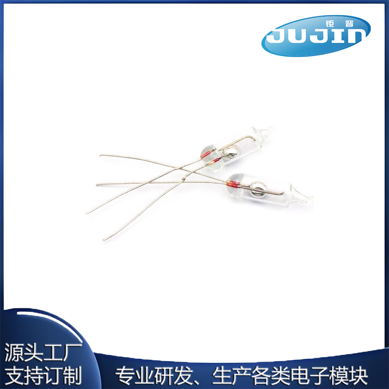 重力单向倾侧角度滚动水银开关