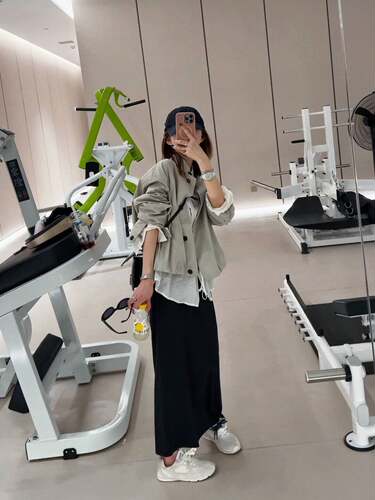 遮胯长裙/显瘦纸片裙/基础好穿款/遛弯裙/黑色直筒松紧腰半身裙女