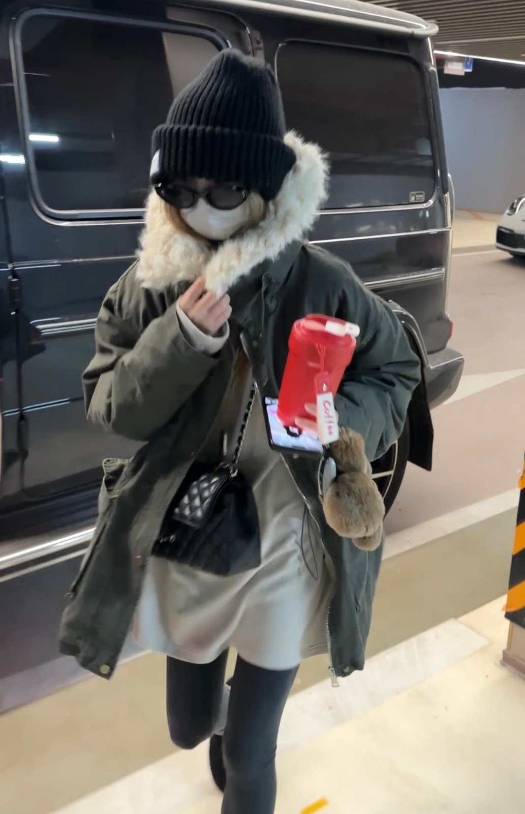 水洗棉羽绒服重工酵洗荃棉洗褪可拆卸仿羊羔毛领工装派克服外套