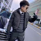 2021冬季大口袋装饰连帽加厚保暖棉服男潮A343-CF05-P140米白，男装棉衣，电商A343