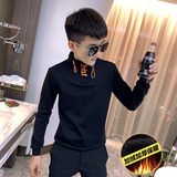 社会小伙修身套头卫衣冬季刺绣加绒男生卫衣502-WY31-P68控88，男装卫衣，电商A343