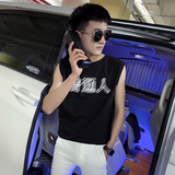 夏季背心男士无袖t恤社会小伙宽松汗衫坎肩A343-BX12-P35白色，男装背心/马甲，电商A343