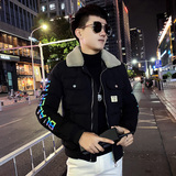 社会精神小伙毛领保暖棉衣棉袄棉服A343-CF50-P138控178黄，男装棉衣，电商A343