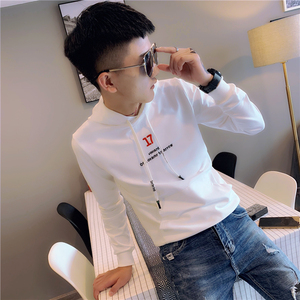 社会精神小伙修身连帽加绒加厚卫衣男潮流 502-WY20-1-P65图片