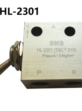 SNS HAND VALVE  钮子开关 model:HL2501-V 气动阀 TAC-41V