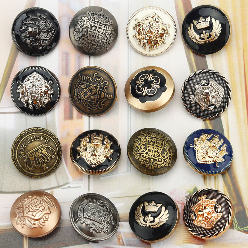 高档金属扣呢大衣扣子女百搭毛衣扣复古外套扣西装纽扣风衣扣配件,居家布艺,纽扣,淘宝优惠券,粉丝福利购,淘宝优惠卷