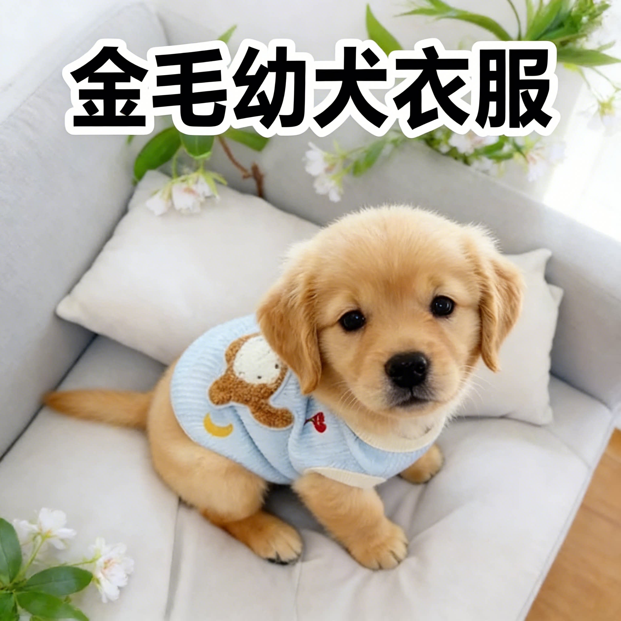 金毛幼犬衣服大型犬专用薄款防掉毛大狗宠物服饰狗狗服装生活用品