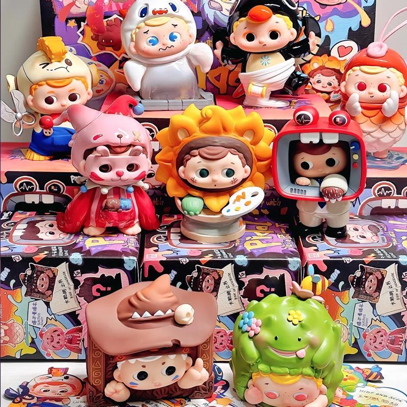 【正版】PIDOL二代皮一下系列盲盒手办潮玩玩具可爱公仔摆件潮流