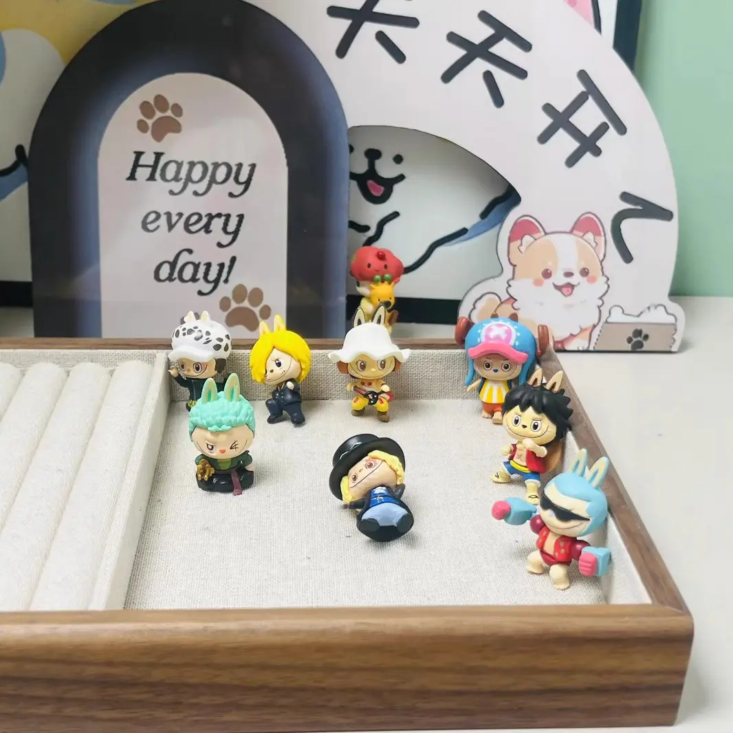 拉布布航海王系列diy萌粒改娃海贼王乔巴路飞饰品