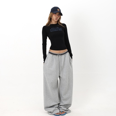 BLINGGIRLS新款垂感宽松休闲裤