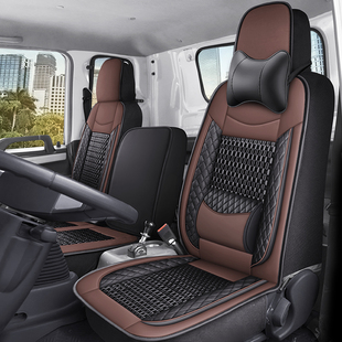 货车透气座垫江淮JAC骏铃V5康铃H3帅铃q6国五全包座套皮革坐垫套