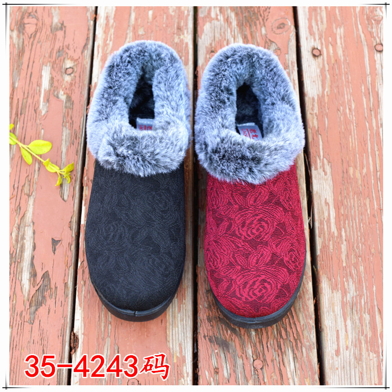 软底老北京布鞋女棉鞋特大号