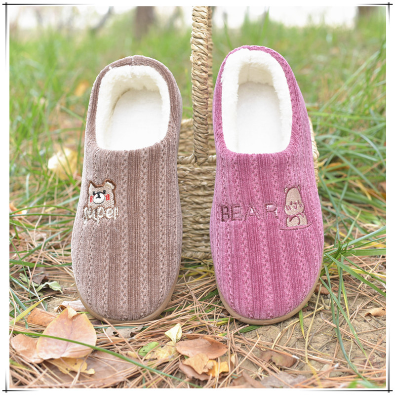 女棉鞋棉拖鞋厚底软底