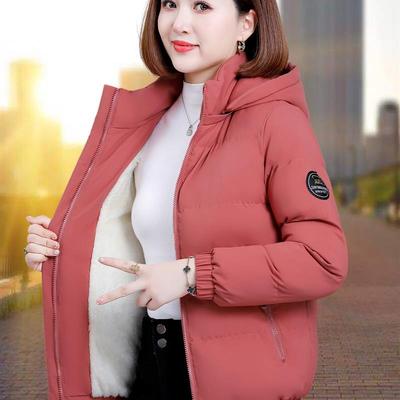 棉袄女2025新款冬季短款加绒加厚大码小个子女士棉衣冬天棉服外套