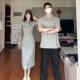 显瘦洋装 情侣装 法式 学院风Polo短袖 夏装 高级感一裙一衣2025新款