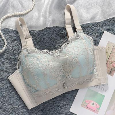 蕾丝内衣女2025新款爆款小胸聚拢加厚文胸超厚8cm显大上托不空杯