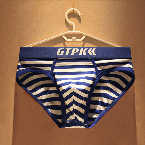 新潮个性棉质舒适透气男士三角裤