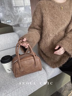 枕头包机车小包百搭做旧