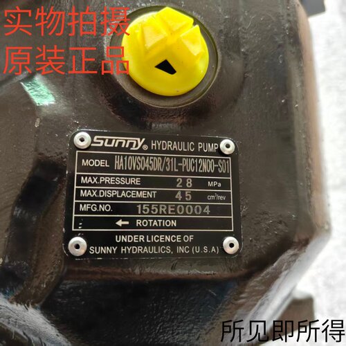 SUNNY柱塞泵 HA10VS045DR/31L-PUC12N00-S01原装正品现货