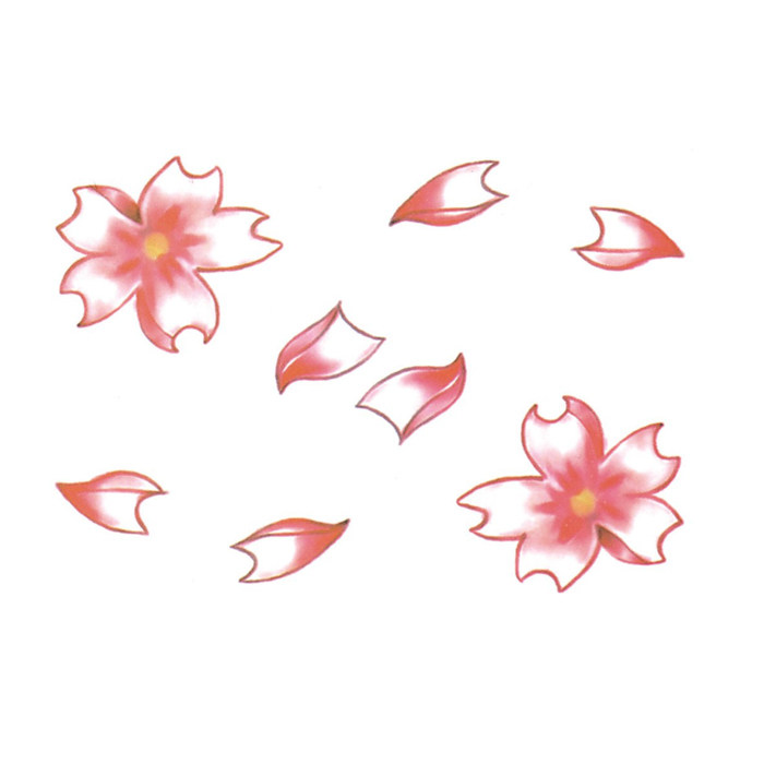 韩国防水纹身贴女生小花锁骨胸部小清新花纹性感持久刺青贴纸疤痕