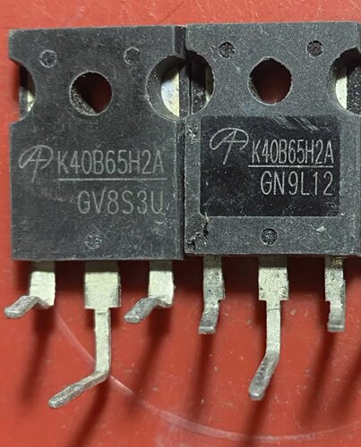K40B65H2A AOK40B65 原装进口拆机 焊机逆变IGBT单管 40A650V