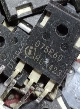原装进口拆机 D75E60 TO-247 快恢复整流管75A600V