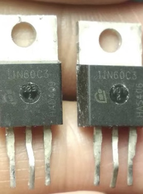 原装拆机测好11N60C3 11N60CFD 11N65C3 场效应管 11A600V650V