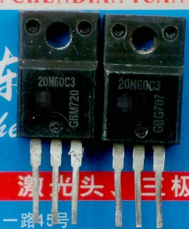 原装进口拆机测好 20NM60  20N60S5 20N60 K20E60U MOS场效应