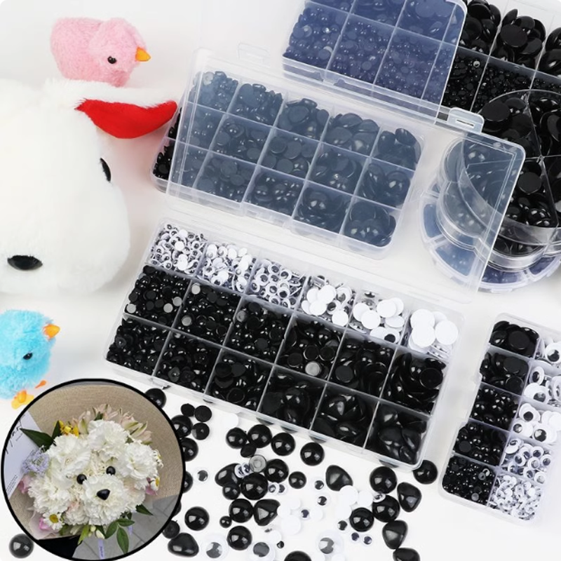 黑色平底眼珠diy玩偶眼睛配件动物鼻子编织玩具娃娃材料手工公仔,饰品/流行首饰/时尚饰品新,DIY配件,淘宝优惠券,粉丝福利购,淘宝优惠卷