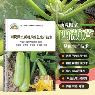蔬菜病虫害防治蔬菜病虫害诊断与防治 大棚蔬菜种植技术大全蔬菜种植书籍大全 农业书籍 种菜书籍大全 画说棚室西葫芦绿色生产技术