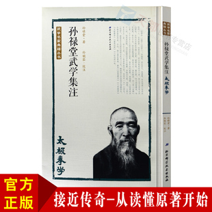 孙禄堂武学集注太ji拳学书籍大全搭易筋经洗髓经武功套路八ji拳气功书籍武功能性训练武功秘籍书武术书籍体育书籍内功心法气功书籍