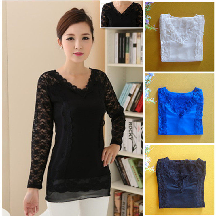 Autumn and winter modal Long sleeve Base coat keep warm Thin section Underwear High elastic V-neck T-shirt jacket Versatile Women's wear Korean Editionin the Lingerie/Men's underwear/Tracksuit , Warm coat  category - from Buy2taobao.com to provide professional Taobao agent buy service