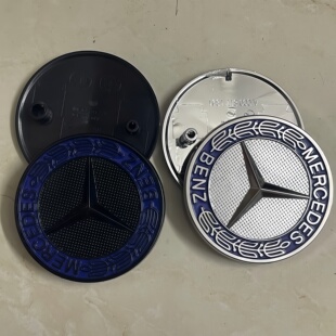 奔驰CLS63 CLS350亮黑机盖标 CLS260 CLS320 车头小标 CLS300 改装