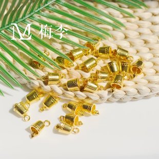 合金古法创意小铃铛项链手链吉祥物吊坠装饰品diy手工饰品可活动