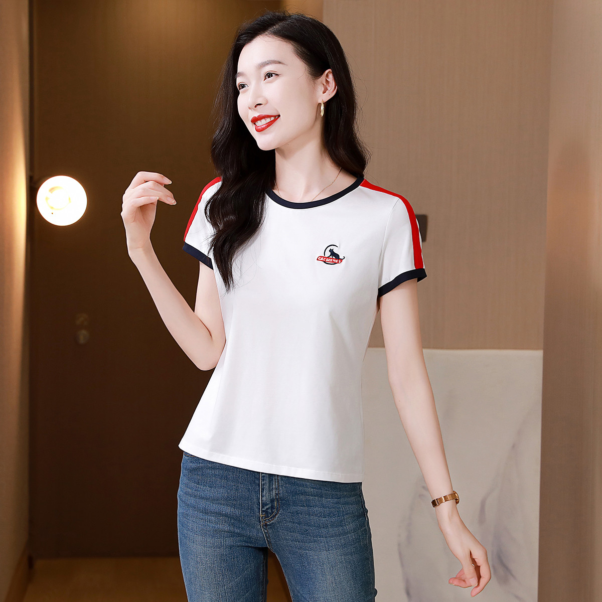 GCMUSCLE2025年夏季新款短袖T恤