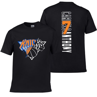 篮球短袖t恤尼克斯卡梅隆安东尼球衣T恤夏季纯棉体恤球星圆领半袖