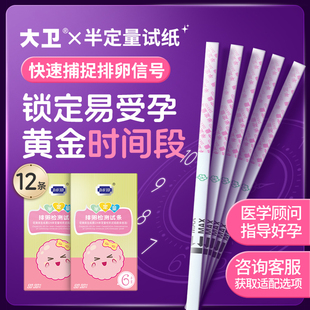 大卫半定量试纸纯试纸带尿杯纯试笔高精度检测排卵锁定黄金4小时