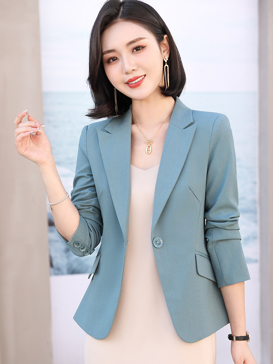 SMALL SUIT SUNDRESS PROFESSIONAL WEAR WOMENS CLOTHING 2024 SPRING AND AUTUMN NEW TEMPERAMENT VERSATILE SLIP DRESS SUIT SET