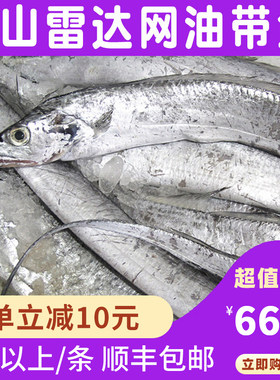 鲜汁舟舟山雷达网带鱼特级带鱼