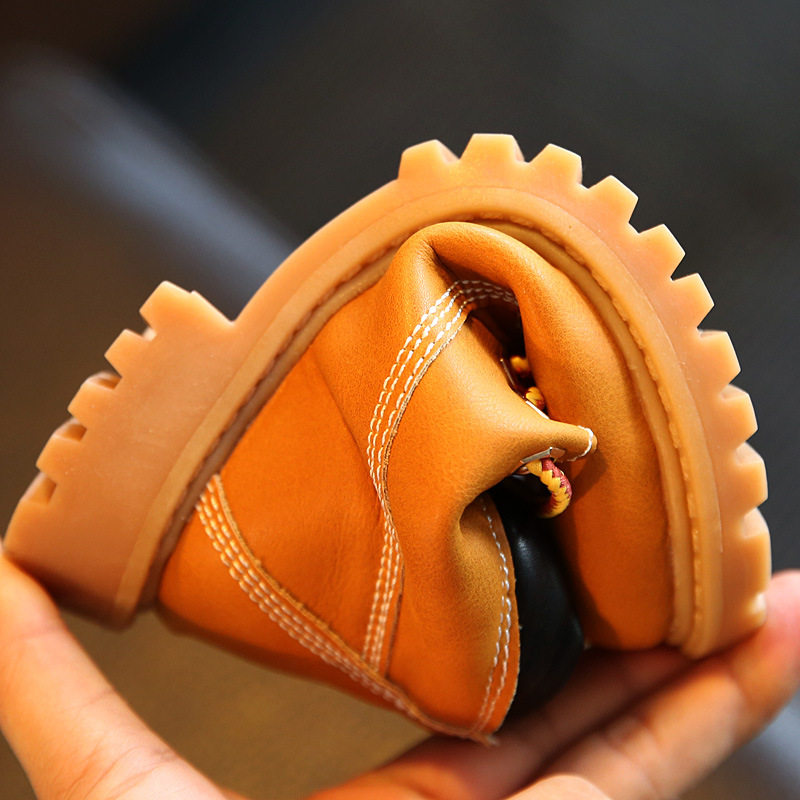 Chaussures enfants en cuir - semelle tendon - Ref 1005681 Image 4