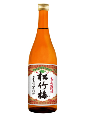 临期 保质期到26年5月15日 日本品牌 松竹梅清酒720mL 精米68%
