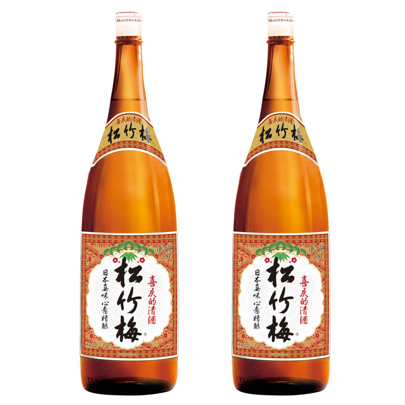 日本清酒 宝酒造松竹梅清酒1.8L两支装 本酿造 日料店常见清酒,酒类,清酒/烧酒,淘宝优惠券,粉丝福利购,淘宝优惠卷