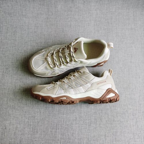 跨境出口大码男鞋夏季网面透气户外防滑运动休闲登山徙步旅游鞋