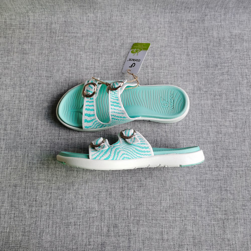 外贸出口拖鞋女沙滩鞋超轻防滑裸足感足弓支撑一字拖露趾休闲凉拖