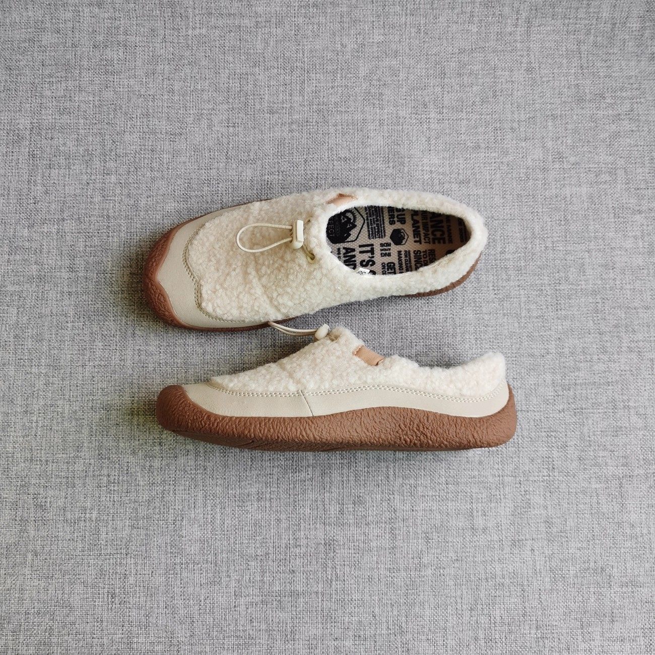 小羊蹄毛毛拖鞋女冬季加绒保暖足弓支撑宽楦防滑包跟一脚蹬勃肯鞋,女鞋,棉鞋,淘宝优惠券,粉丝福利购,淘宝优惠卷