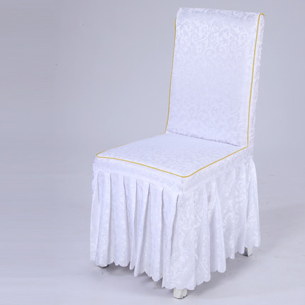 定做批发酒店椅套连体饭店椅子套餐厅宴会餐椅套婚庆婚宴凳子套罩