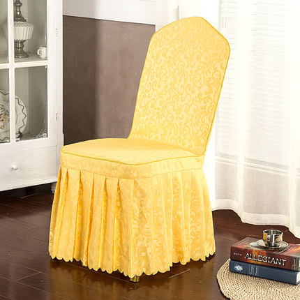 定做酒店椅套连体饭店餐桌椅子套罩餐厅宴会凳子套罩餐椅套批发