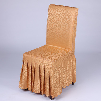 定做酒店椅套连体饭店餐桌椅子套罩餐厅宴会凳子套罩餐椅套批发